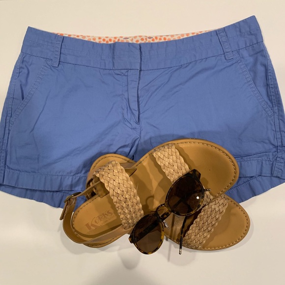 J. Crew Pants - J Crew 100% cotton blue/periwinkle chino shorts